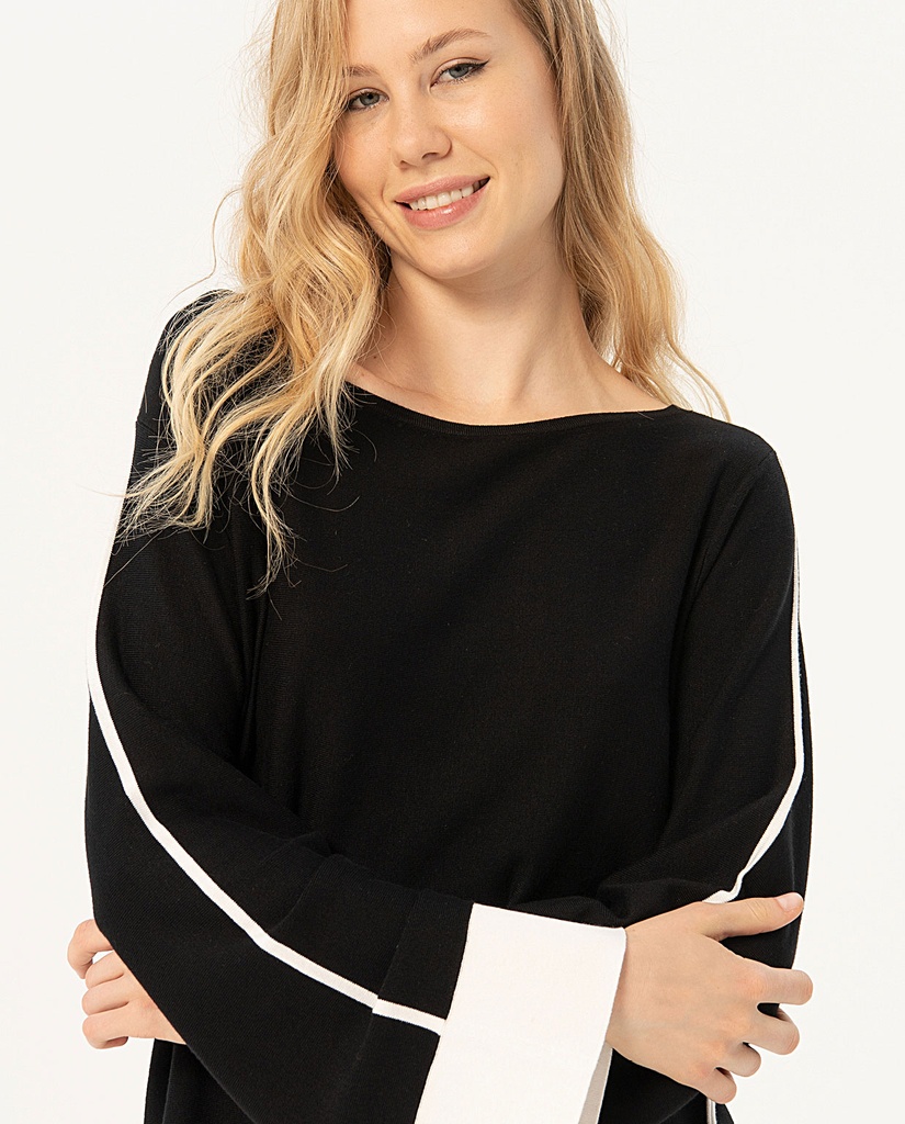 OUTLET - SURKANA Pull manche longue bicolor