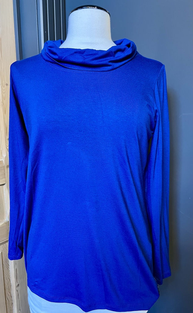 OUTLET - PB t-shirt col bénitier bleu (42)