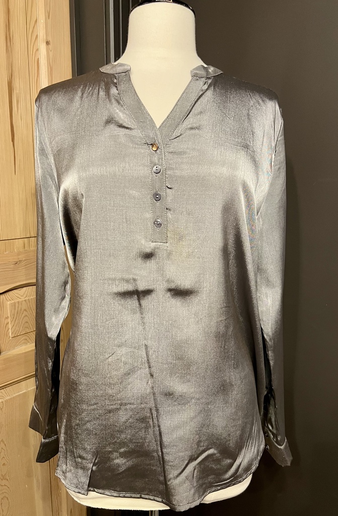 Costa Mani Chemisier Alexia argent (S)